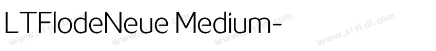LTFlodeNeue Medium字体转换